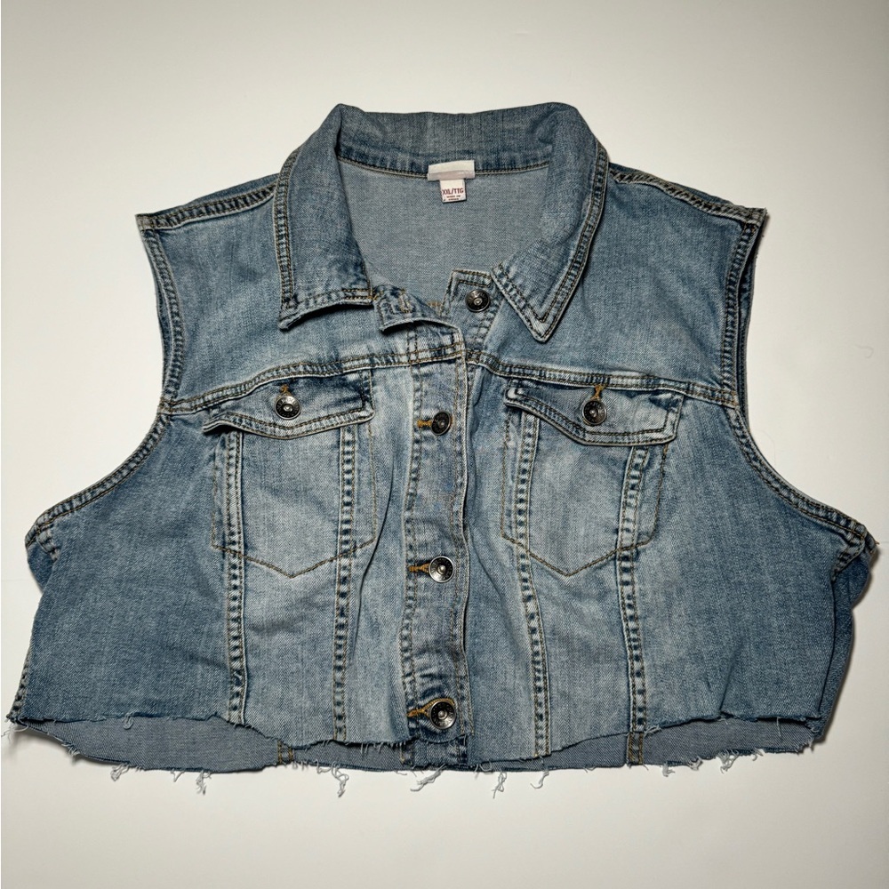 Merona Denim vest Size XXL